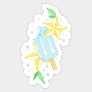 Kingdom Hearts Paopu Fruit & Sea Salt Ice Cream Sticker